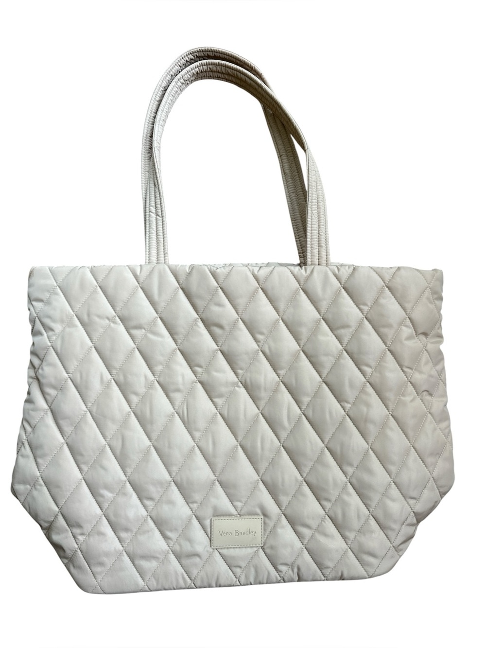Vera Bradley Grand Tote Ultralight Camel Cream Quilted Nylon Bag 40018-19011 NWT